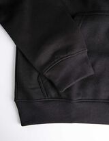 Džemperis - Priekinė spauda - juodas