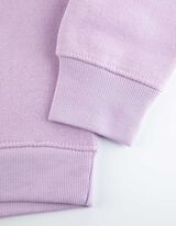 Hoodie - Borduursels - lila