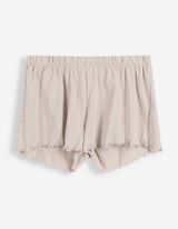 Pyžamov&yacute; set trička a &scaron;ortek - Jednobarevn&eacute; - b&eacute;žov&aacute;