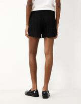 Strickshorts - Strick - Schwarz