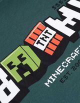 T-shirt - Minecraft - verde scuro