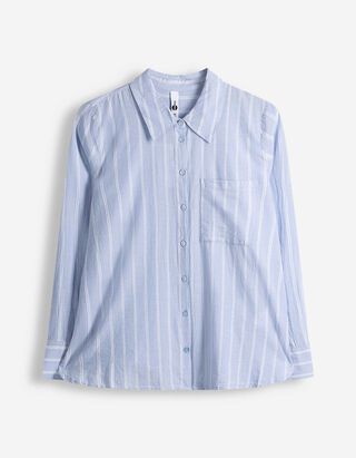 Camicia - Righe - celeste