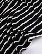 Langarmshirt - Carmen-Ausschnitt - schwarz