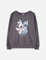 Melegítőfelső - Lilo és Stitch - sotetszurke
