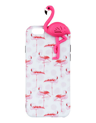 Damen iPhone-Case mit Flamingo-Applikation