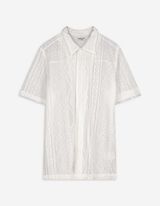 Chemise - Tricot à trous - blanc