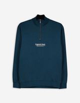Sweatshirt - Troyer - türkis