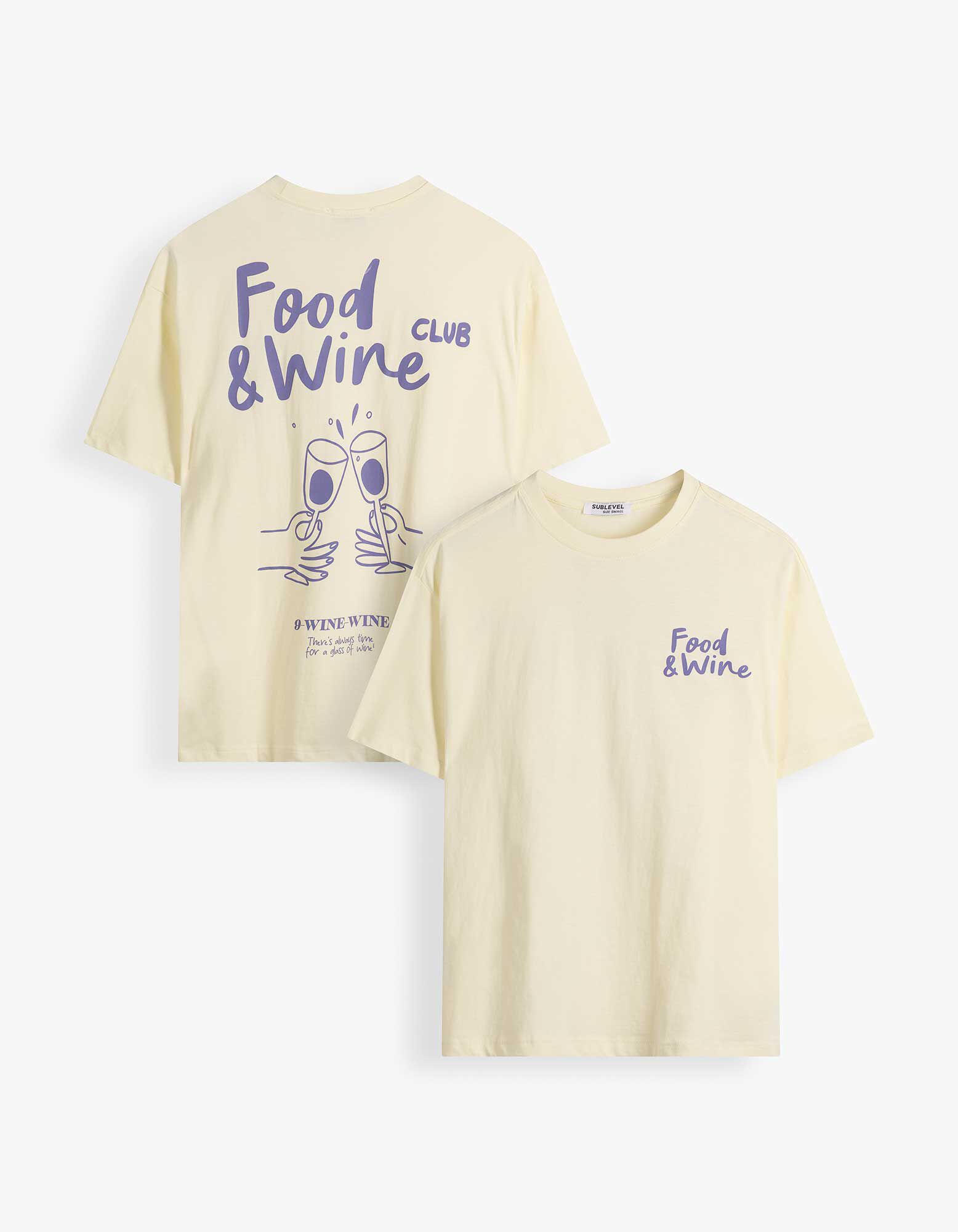 T-Shirt - Print - Gelb