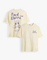 T-Shirt - Print - Gelb