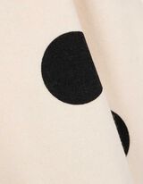 Longpullover - Allover-Print - beige