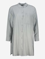 Blusa lunga - Misto viscosa - grigio