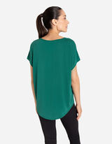 Majica kratkih rukava - Aktivno propu&scaron;tanje vazduha - tamno-zelena