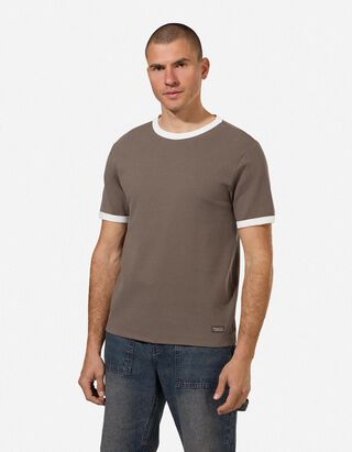 T-Shirt - Regular Fit - braun
