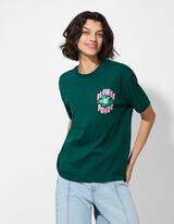 T-shirt - Stampa sul retro - verde