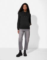 Mikina s kapuc&iacute; - Kapuce - cern&aacute;