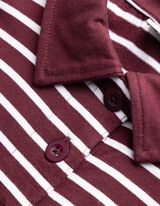 Polokošile - Proužky - tmave cervená