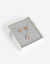 Set aus Kette und Ohrring - goldfarben