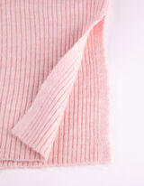 Kötött szoknya - Bordás kötés - rozsaszin