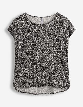 Bluza - Print po čitavoj povr&scaron;ini - crna