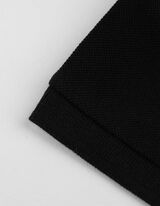 Poloshirt - einfarbig - schwarz