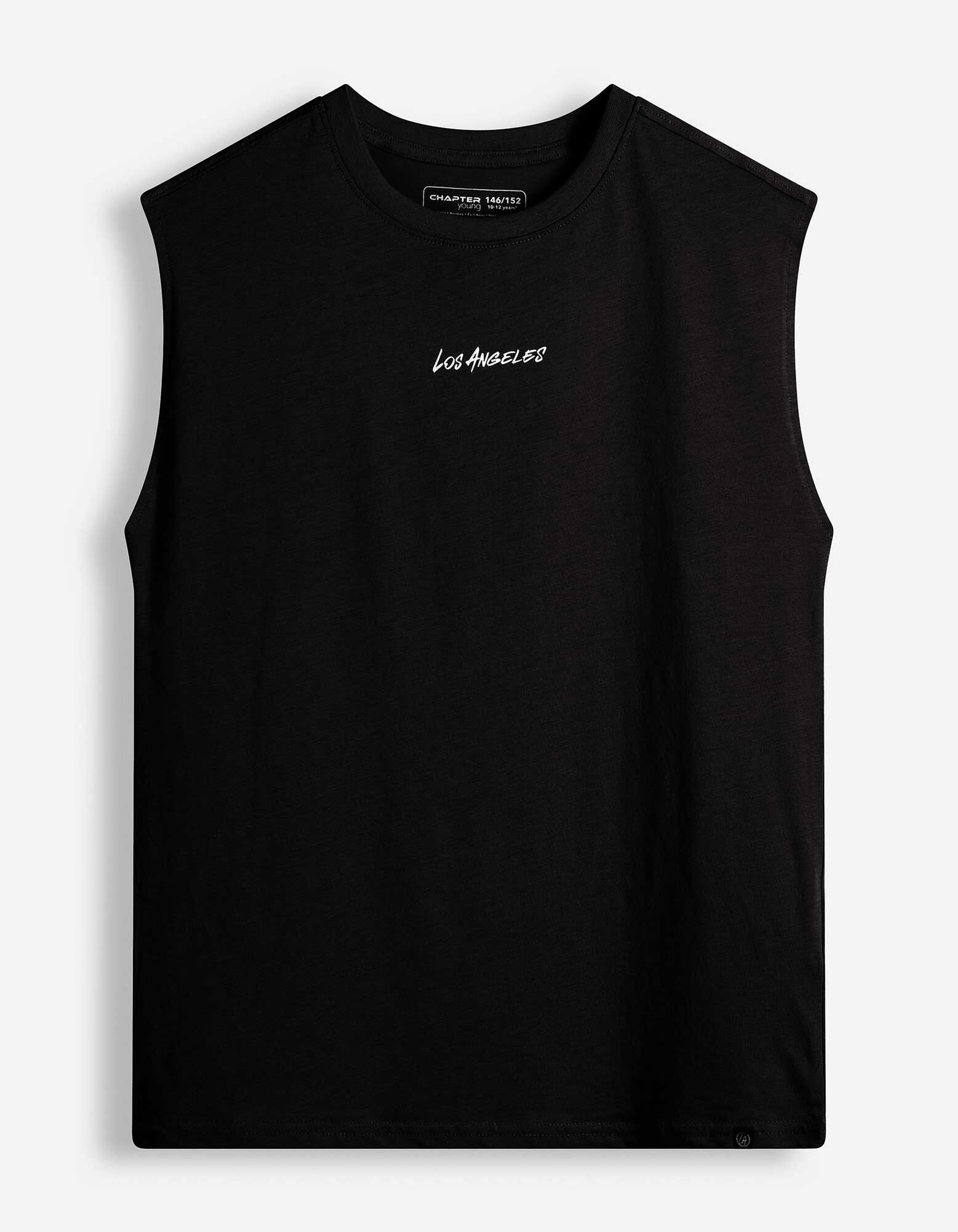 Tanktop - Frontprint - Schwarz