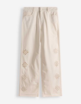 Dž&iacute;ny - Rovn&yacute; střih Straight Fit - b&iacute;l&aacute;