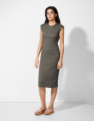 Kleid - einfarbig - grün Kleid - einfarbig - grün