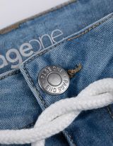 Kapri pantalone - Visoki struk - plava