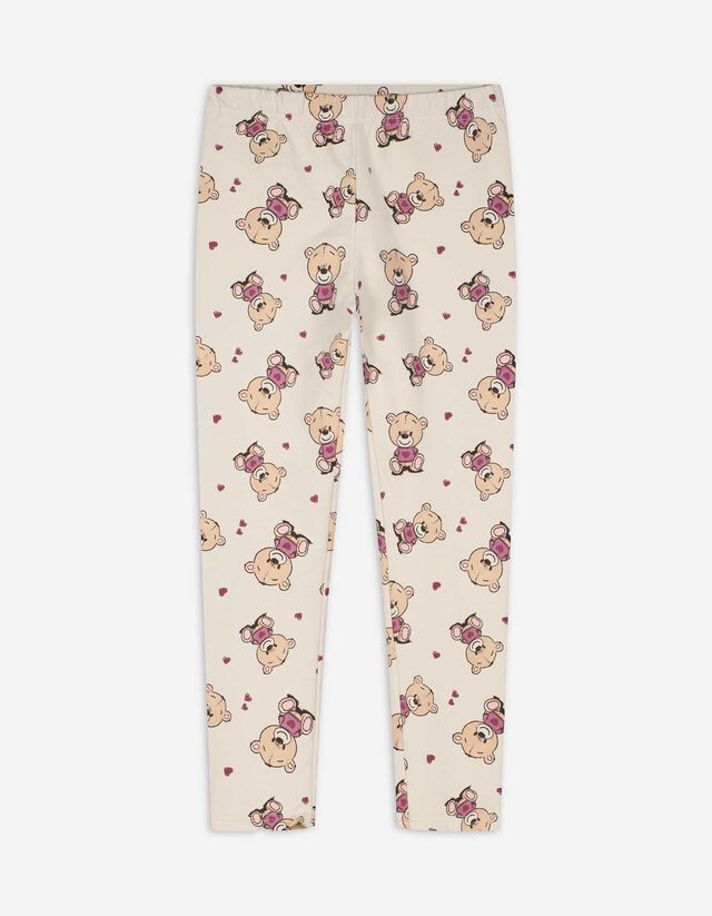 Leggings - Thermoeffekt - beige