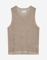 Tanktop - Strick - beige