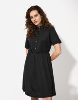 Bluza-haljina - crno