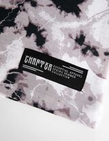 T-s&auml;rk - allover-mustriga - helehall