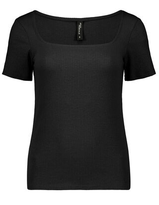 T-shirt - Teneur en stretch - Noir