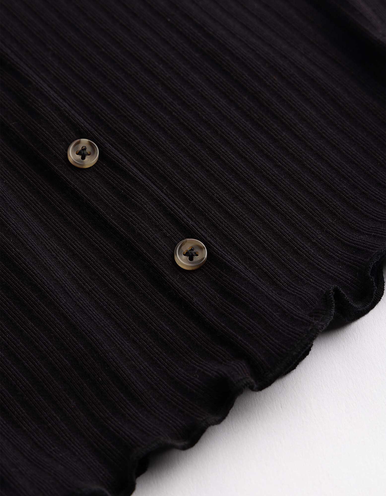Top - Misto viscosa - Nero