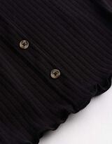 Top - Misto viscosa - Nero