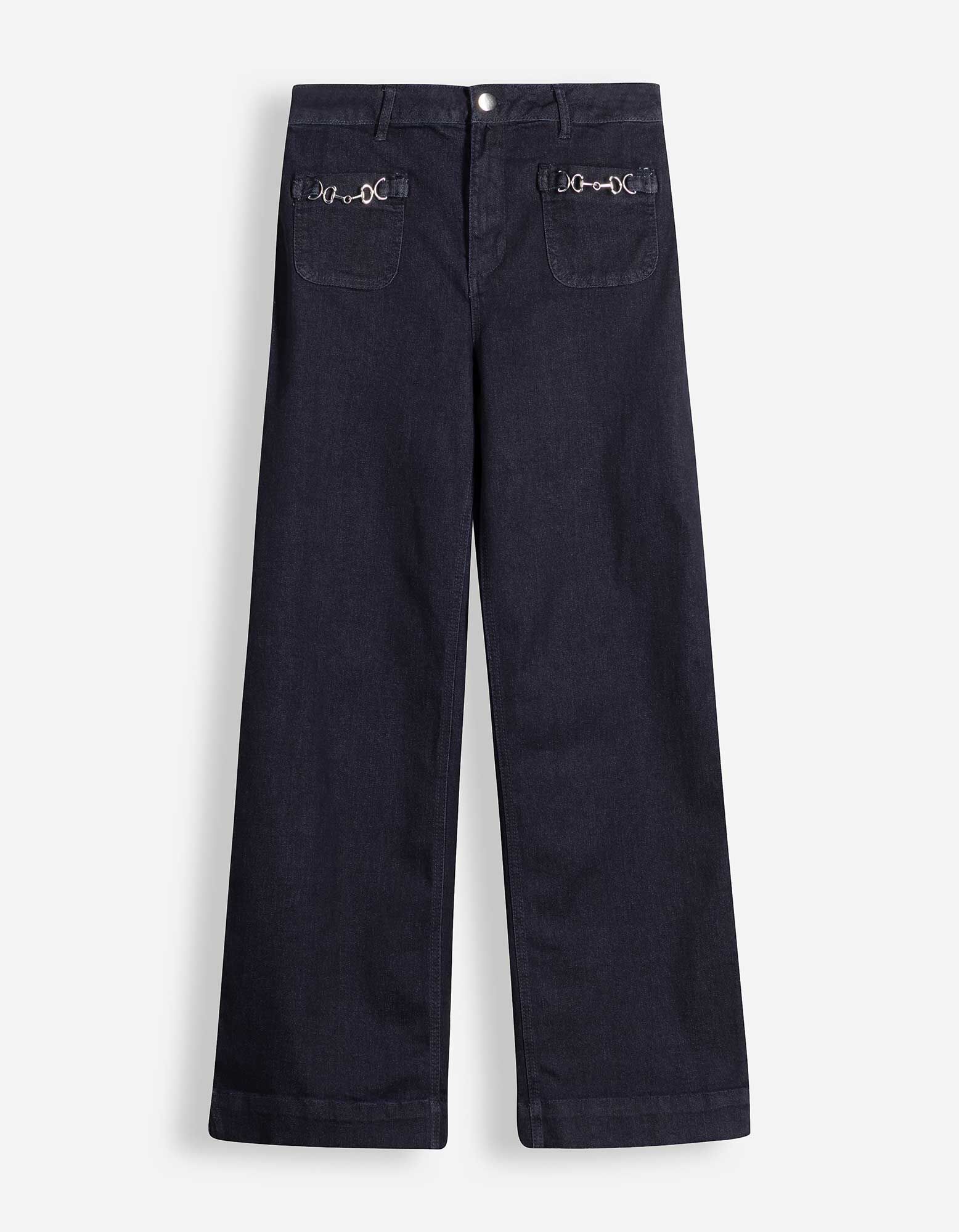 Jeans - Wide Fit - Dunkelblau