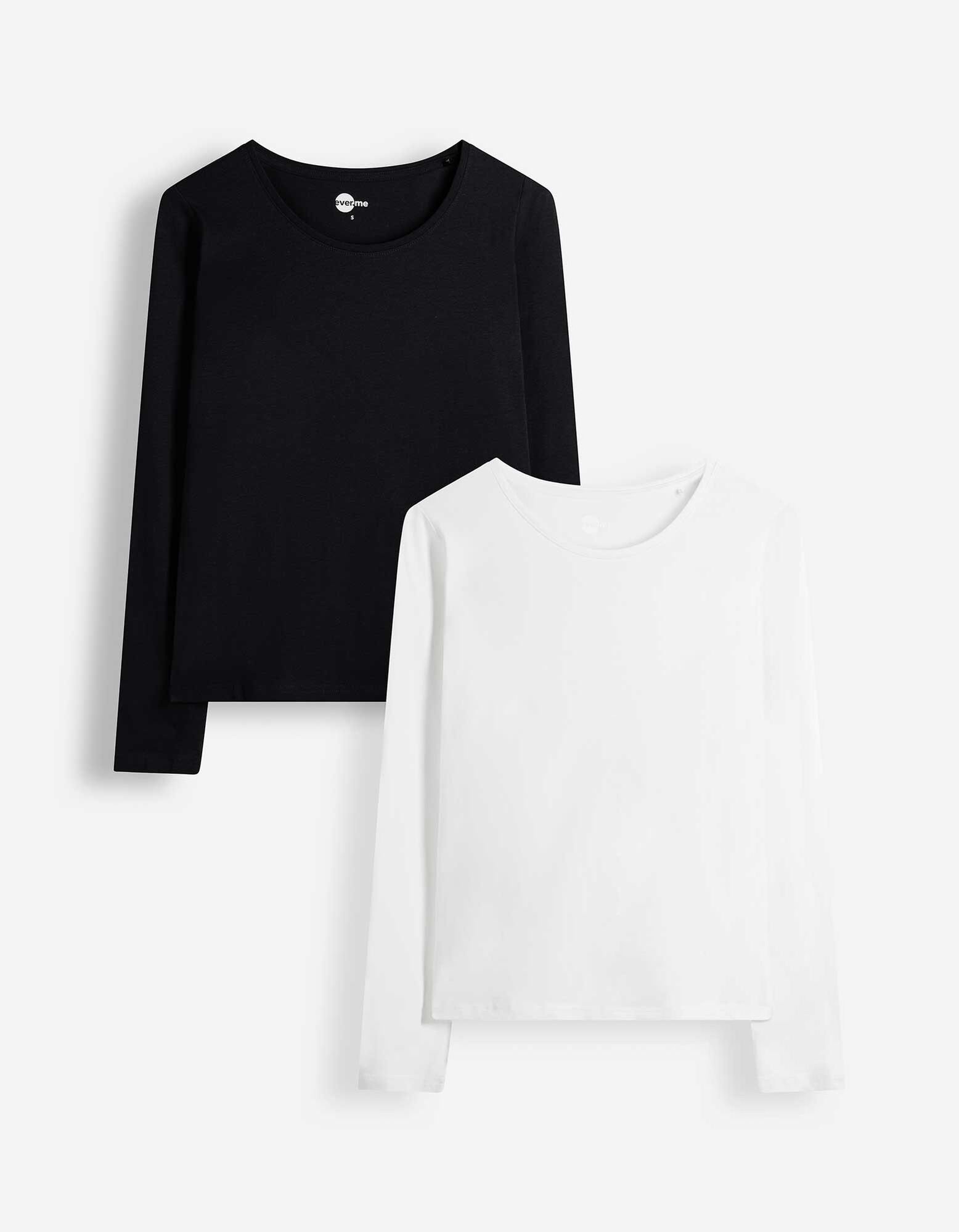 Langarmshirt - 2er-Pack