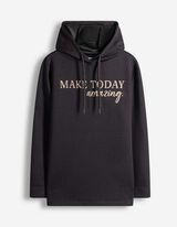 Pikkade varrukatega s&auml;rk - motiiv - must