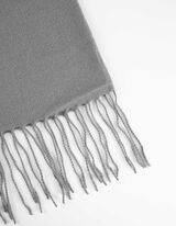 Šál - Vlnený vzhľad - tmavozelena