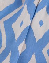 Šortky - Potisk po celé ploše - svetle  modra