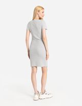 Majica- haljina - Uz telo - sivo