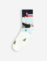 Socken - gemustert - Dunkelblau