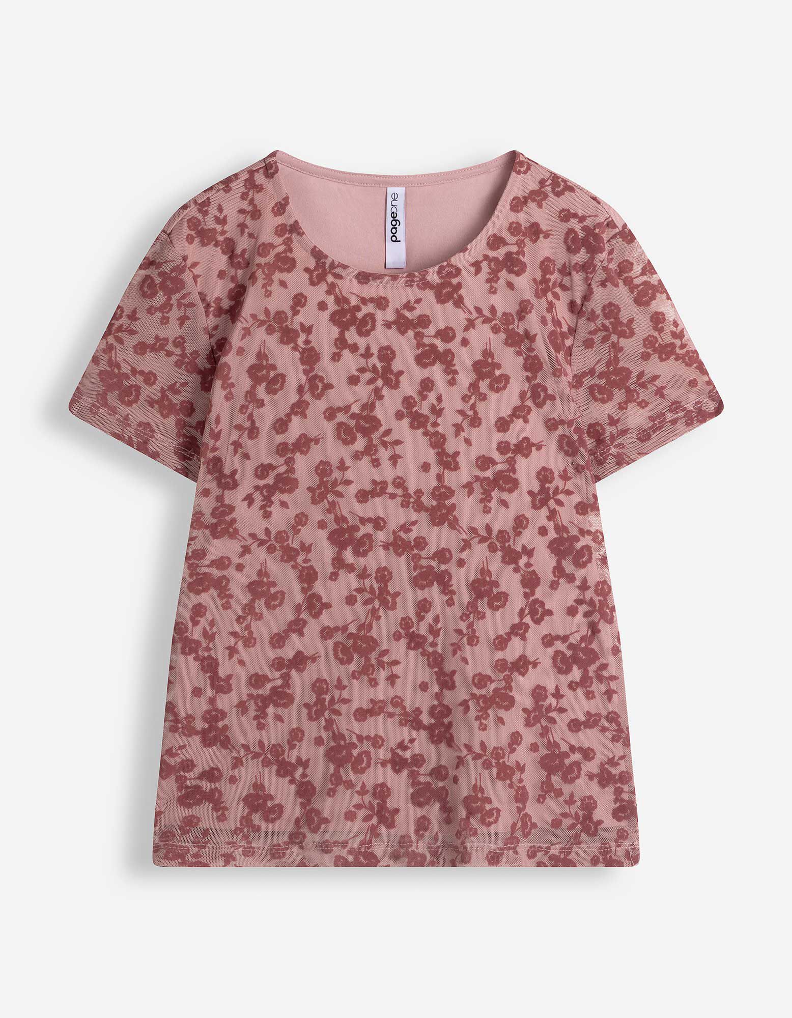T-Shirt - Mesh - Rosa