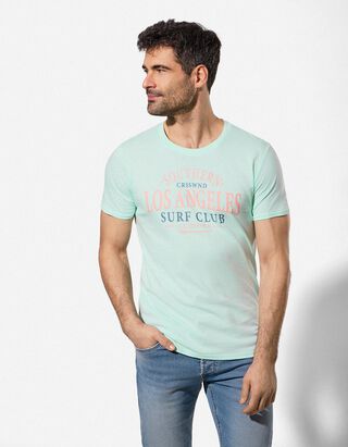 T-Shirt - Print - hellblau