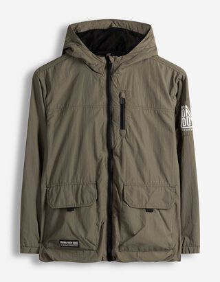 Outdoor jakna - Žepi s poklopcem - temno zelena