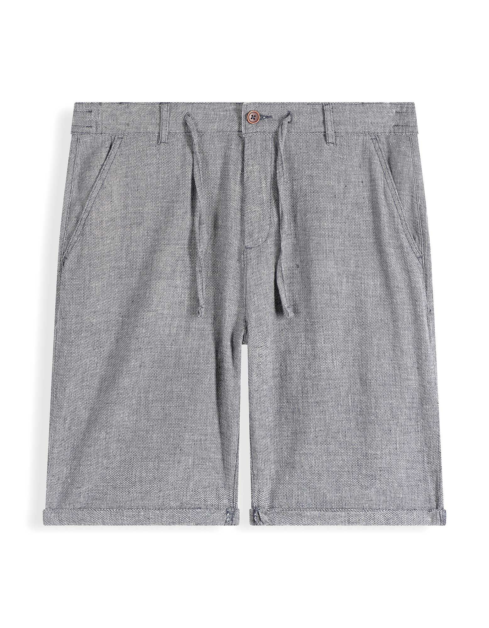 Short chino - Chin&eacute; - Bleu fonc&eacute;