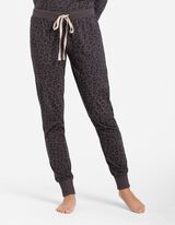 Pyjamabroek - Tunnelkoord in de zoom - donkergrijs