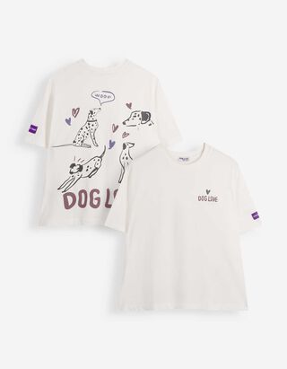 T-Shirt - Tiermotiv - Off-White