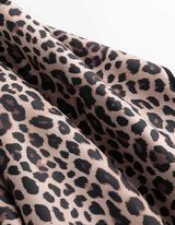 serviette de bain - boucle &eacute;lastique - Brun
