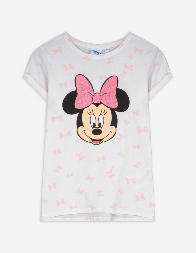 T-shirt - Minnie Mouse - wit